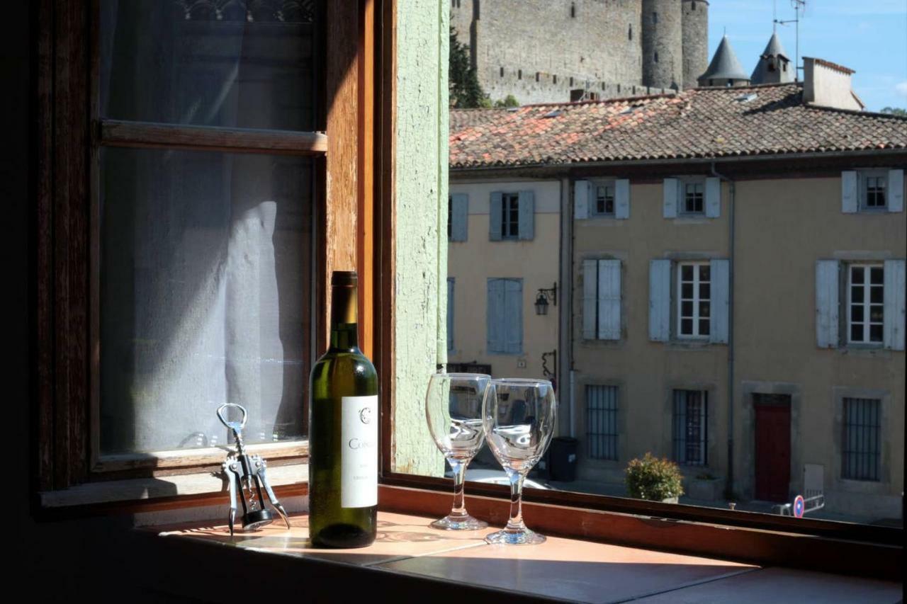 L'Or Vert, Castle View, Private Parking, Air Conditioner, Netflix, 160M From Medieval Town Carcassonne Eksteriør bilde